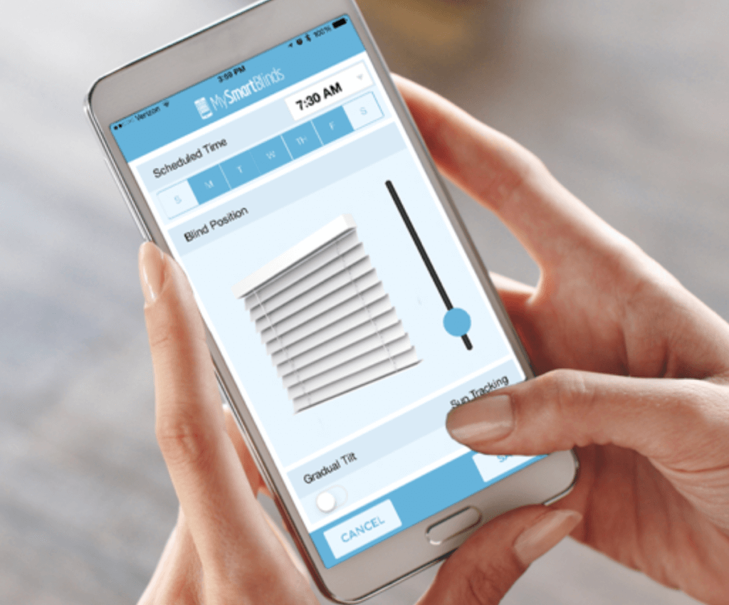 Control your motorized Blinds and Shades with the phone app